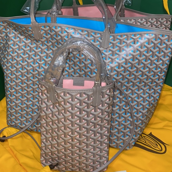 NEW LIMITED EDITION POITIERS GOYARD PINK GREGE - Picture 8 of 13